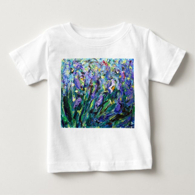 Abstraktes Irises Shirt (Vorderseite)