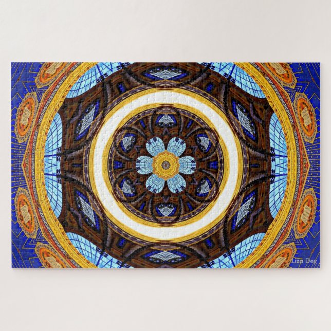 Abstraktes Jigsaw Puzzle (Horizontal)