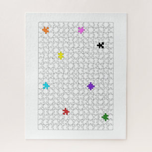 Abstraktes Jigsaw Puzzle