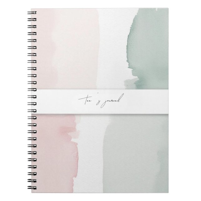 abstraktes Journal Notizblock (Vorderseite)