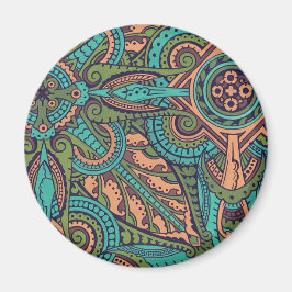 Abstraktes Jugendstil-Motiv Christdresser Magnet