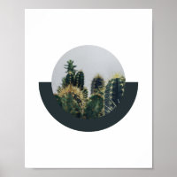 Abstraktes Kaktus-Poster 2 | 8x10