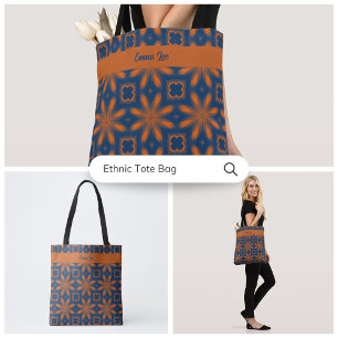 Abstraktes Kaleidoskop dunkelblau