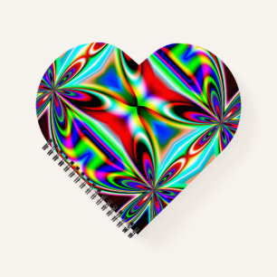 Abstraktes Kaleidoskop-Farbdesign-11438 Notizbuch