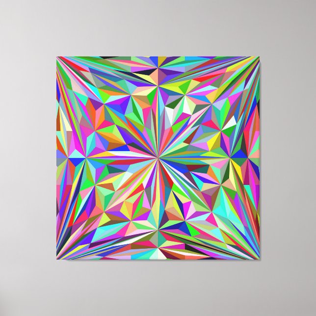 Abstraktes Kaleidoskop Leinwanddruck (Vorderseite)