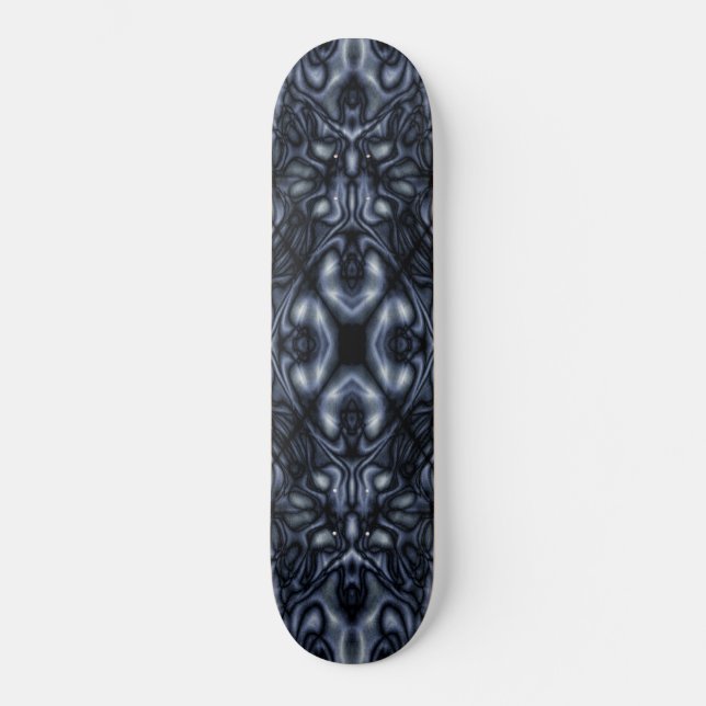 Abstraktes Kaleidoskop Skateboard (Vorderseite)