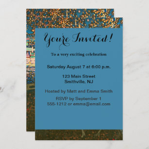 Abstraktes Kandinsky-Reitpaar farbenfroh Einladung