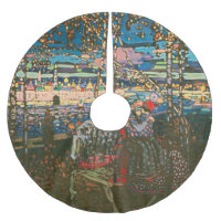 Abstraktes Kandinsky-Reitpaar farbenfroh