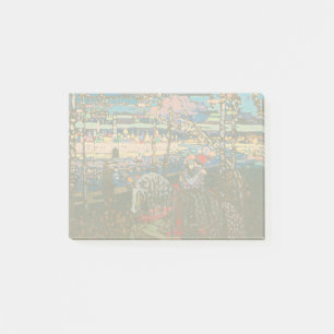 Abstraktes Kandinsky-Reitpaar farbenfroh Post-it Klebezettel