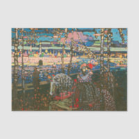 Abstraktes Kandinsky-Reitpaar farbenfroh