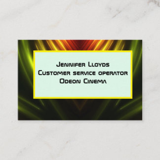 Abstraktes Kinematik Visitenkarte