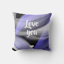 Abstraktes Kissen Trend Lavender Violet