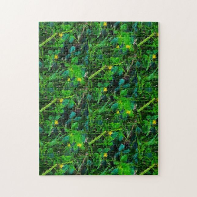 Abstraktes Kleeblatt Puzzle (Vertikal)