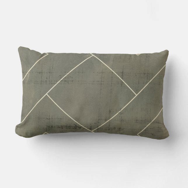 Abstraktes Konzept mit geometrischen Formen Lendenkissen (Vorderseite)