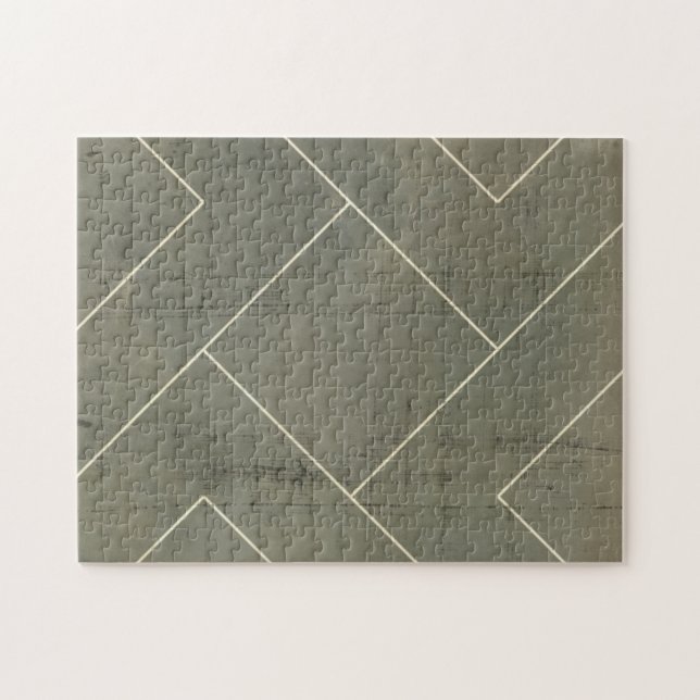 Abstraktes Konzept mit geometrischen Formen Puzzle (Horizontal)