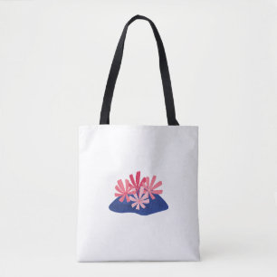 Abstraktes Korallen-Blumen-Minimalist