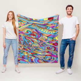 Abstraktes Korallenmeer-Poster Akryllische Fleece
