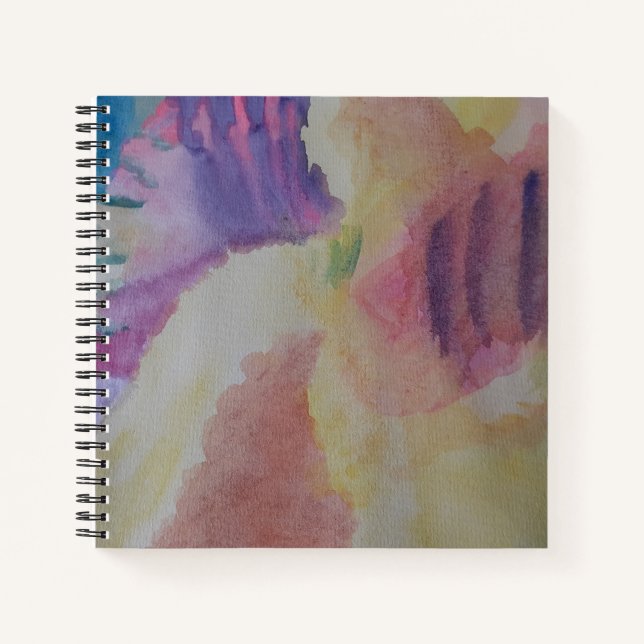 Abstraktes Korallenriff-Notebook Notizbuch (Vorderseite)