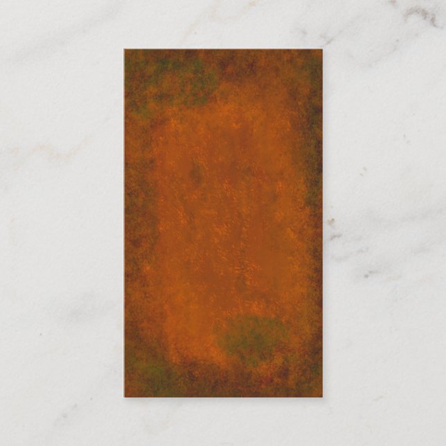 Abstraktes korrodiertes Metall abstrakte Textur Visitenkarte (Vorderseite)