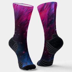 Abstraktes kosmisches Band Socken