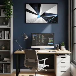Abstraktes kosmisches Portal Poster