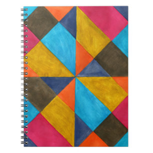 Abstraktes kreatives Wasserfarben-Design. Notizblock