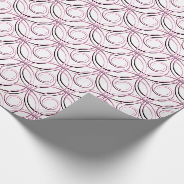 Abstraktes Kreis-Muster Geschenkpapier (Ecke)