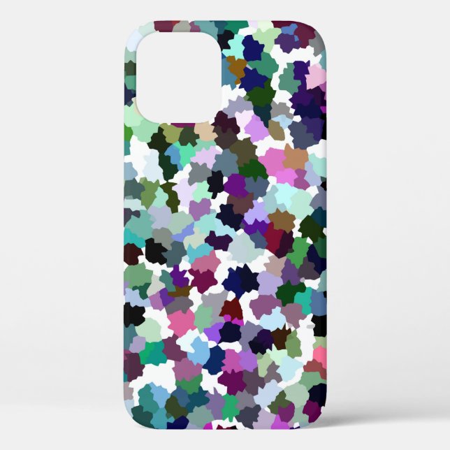 Abstraktes Kristallmuster mit mehreren Farben Case-Mate iPhone Hülle (Rückseite)