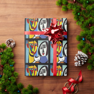 Abstraktes Kunst-Geschenkpapier Geschenkpapier
