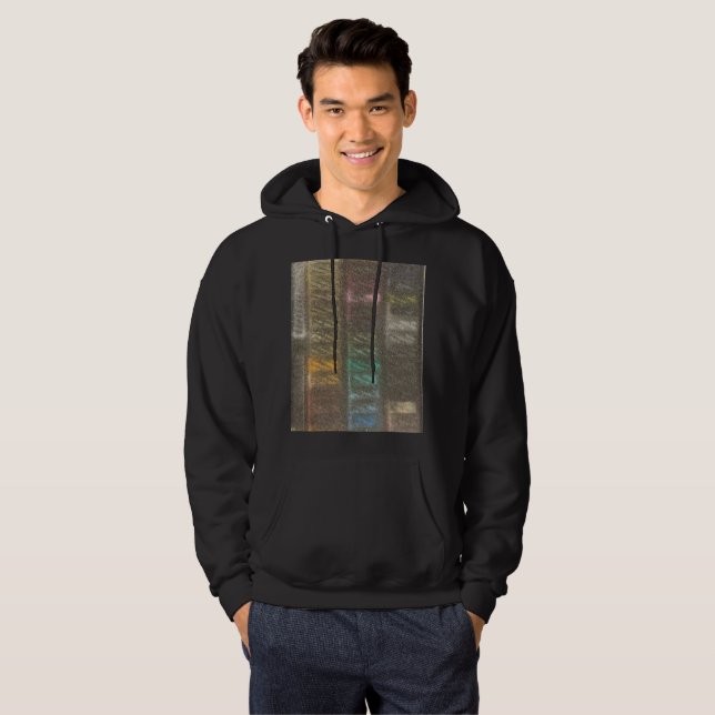 Abstraktes Kunst Kapuzenpullover Hoodie (Vorne ganz)