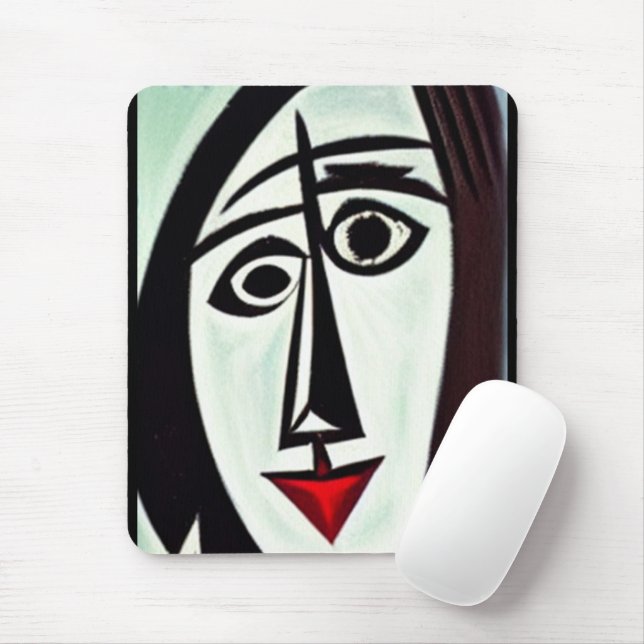 Abstraktes Kunst-Mauspad Mousepad (Mit Mouse)