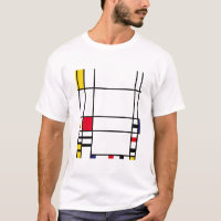 Abstraktes Kunst Mondrian "Trafalgar Quadrat "