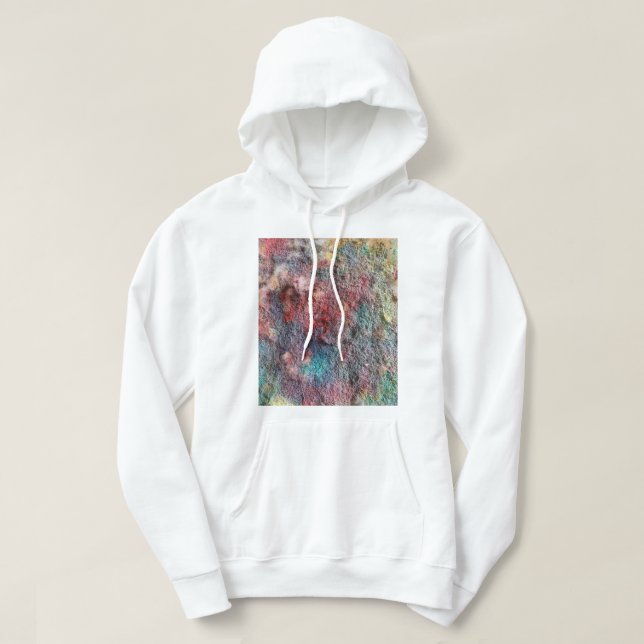 Abstraktes Kunst-Sweatshirt Hoodie (Design vorne)