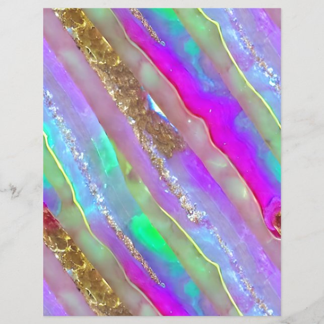 Abstraktes Kunstdruckpapier (Vorderseite)