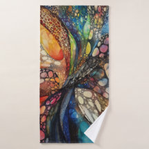 Abstraktes Kunsthandtuch