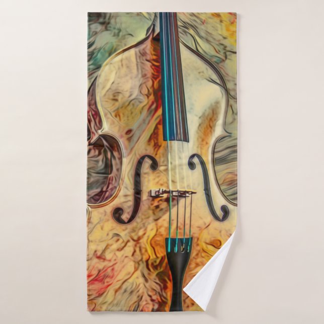 Abstraktes Kunsthandtuch Badehandtuch (Badehandtuch)