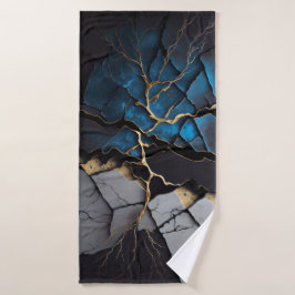 Abstraktes Kunsthandtuch Badehandtuch