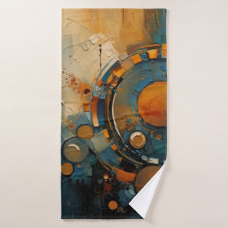 Abstraktes Kunsthandtuch Badehandtuch