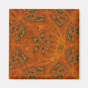 Abstraktes Kunstlabyrinth Magnet