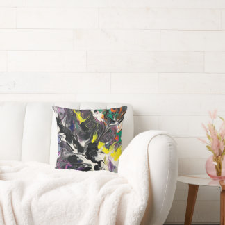 Abstraktes Künstlerisches Eindeutiges Anweisungsko Kissen