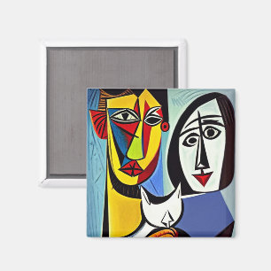 Abstraktes Kunstmagnet Magnet