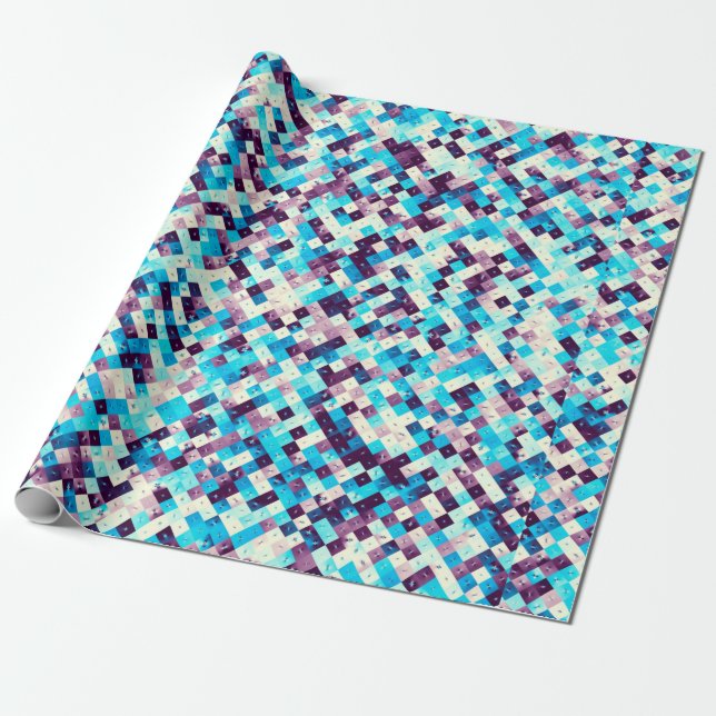 Abstraktes Kunstmuster Abstraktes geometrisches i Geschenkpapier (Ungerollt)