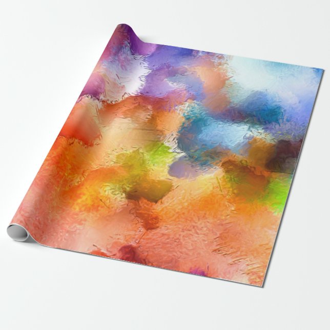 Abstraktes Kunstmuster Hand zeichnend modern  Geschenkpapier (Ungerollt)