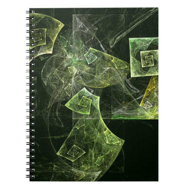 Abstraktes KunstNotebook Notizblock (Vorderseite)