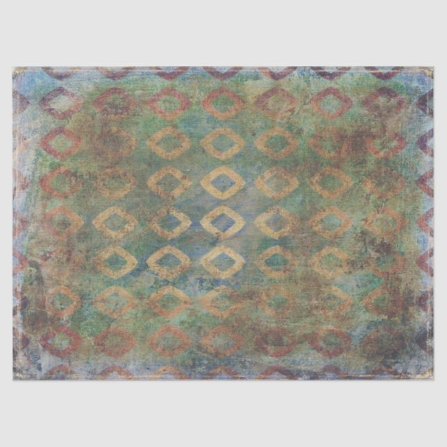 Abstraktes Kunstpapier oder Dekoupage Seidenpapier (Vorderseite)