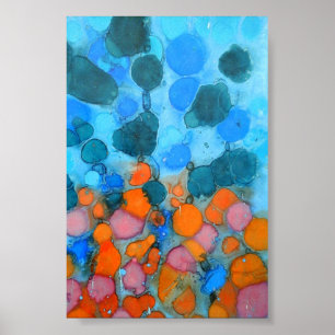abstraktes Kunstposter Poster