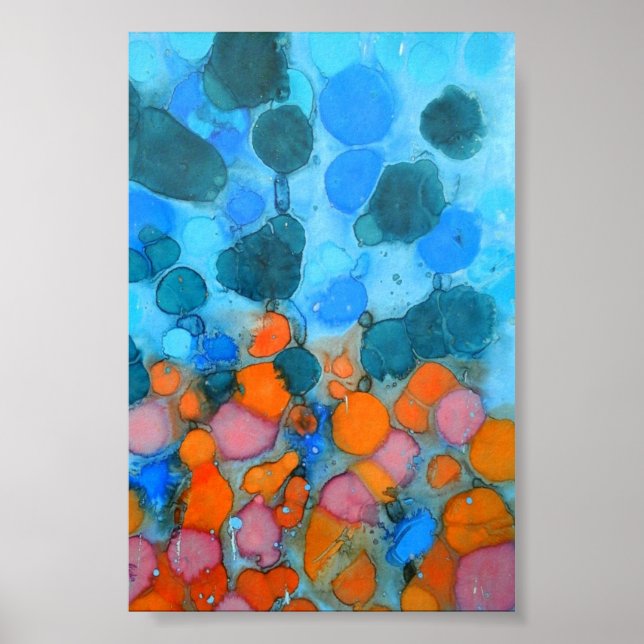 abstraktes Kunstposter Poster (Vorne)