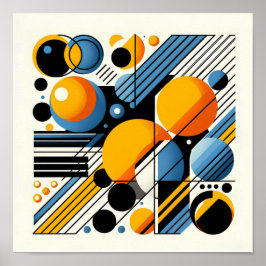 Abstraktes Kunstposter Poster