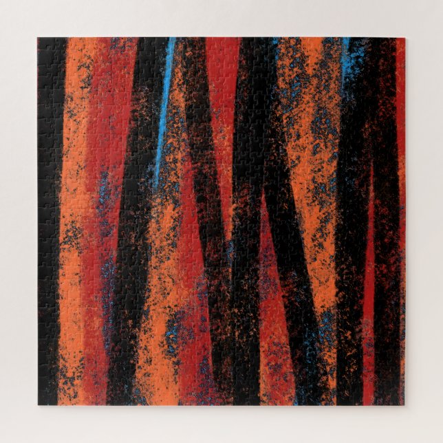 Abstraktes Kunstquadrat-Puzzle Puzzle (Vertikal)