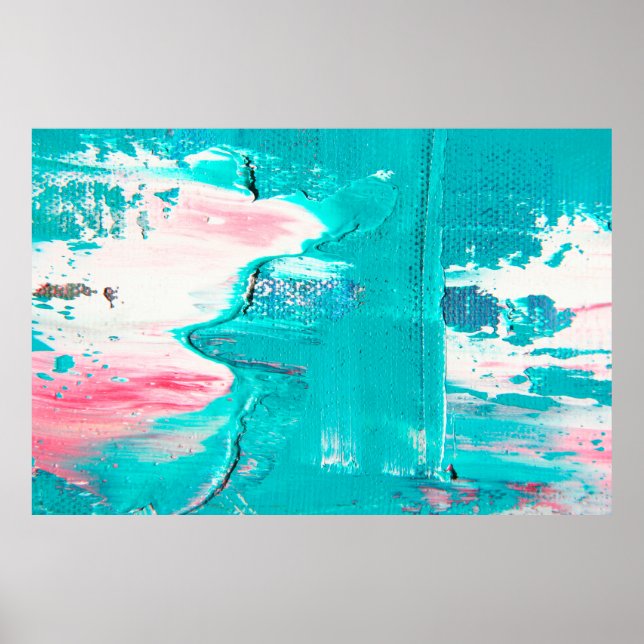 abstraktes Kunstwerk,fein,gemalt,Hintergrund,Canva Poster (Vorne)